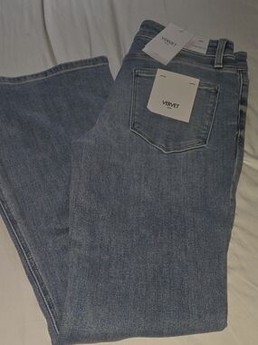 NWT Vervet Blue Women's Bootcut Miranda Mid-Rise Stretch Denim Jeans Size 29